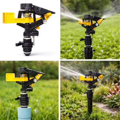 Béc tưới cánh đập chỉnh góc xoay 360 độ kiểu Taiwan ren ngoài 21mm B-121V